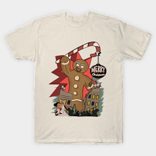 Gingerbread man destroys the city T-Shirt